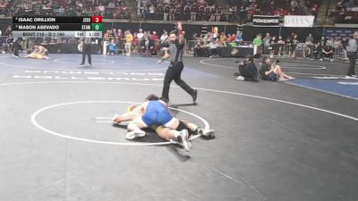 D 1 165 lbs Semifinal - Mason Asevado, St. Amant vs Isaac Orillion, Jesuit