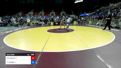 106 lbs Cons 16 #1 - Braeden Hamill, WI vs Tobias Guillen, ID