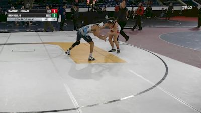 126 lbs Consi Of 16 #2 - Samuel Upham, Bedford vs Ben Ellis, Franklin