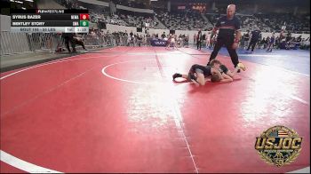 55 lbs 5th Place - Syrus Bazer, Nebraska Wrestling Academy vs Bentley Story, Shelton Wrestling Academy