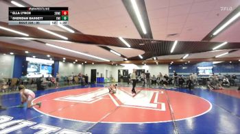 90 lbs Round 2 - Sheridan Bassett, Emmett Wrestling Club vs Ella Lynch, 208 Badgers Wrestling Club