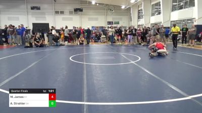 190-E lbs Quarterfinal - Marcus James, KY vs Aden Strahler, OH