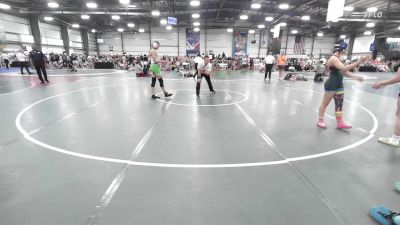 114 lbs Rr Rnd 2 - Tailiana Price, Lady Bandits vs Morgan Johnson, Team RJN Green