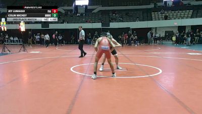 6-8 125 3rd Place Match - Jet Lumagui, Poquoson Athletic Association vs Colin Mickey, Midlothian Miners Wrestling Cl