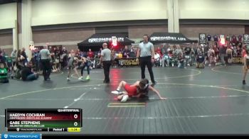 72 lbs Quarterfinal - Gabe Stephens, Arlington Wrestling Club vs Haedyn Cochran, Contenders Wrestling Academy