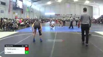 116 lbs Round Of 16 - Trinity Pendergrass, Team Alaska vs Loretta Lopez, Elk Grove