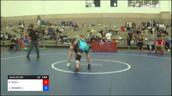 54 kg Consi Of 8 #2 - Kylie Rule, Team Wisconsin vs Lexy Beadles, Team California