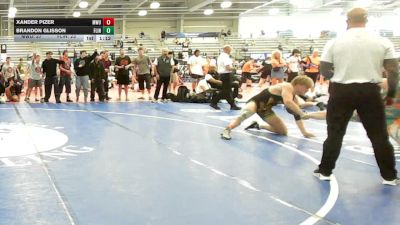 220 lbs Rr Rnd 3 - Xander Pizer, MetroWest United Lightning - HSB vs Brandon Glisson, Flint Tropics - HSB