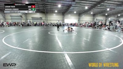 89 lbs Round Of 32 - Logan Tuck, Hawkeye Wrestling Academy vs Hudson Utesch, Siouxland Wrestling Academy