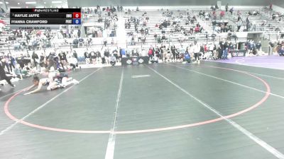 62 kg Champ. Rd Of 32 - Haylie Jaffe, Bearcat Wrestling Club vs Iyanna Crawford, Pembroke RTC