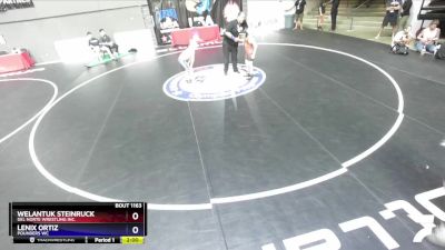 92 lbs Cons. Round 4 - Welantuk Steinruck, Del Norte Wrestling Inc. vs Lenix Ortiz, Pounders WC