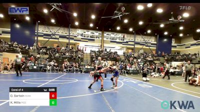 85 lbs Consi Of 4 - Owen Sartain, Husky Wrestling Club vs Kameron Mills, Piedmont