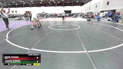 215 lbs Cons. Round 2 - Carson Barnes, St. Pius X (Kansas City) JV vs David Tanona, Nixa