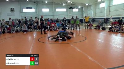 153 lbs Round 2 - Jayden Williams, Peer Pressure Elite vs Jackson Bagwell, Michigan Mayhem