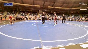 119 lbs Quarterfinal - Logan FLOWER, Broken Arrow Wrestling Club vs Gavin Harkrider-Dale, Midwest City Bombers Youth Wrestling Club