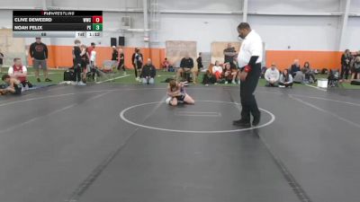 68 lbs Round 3 (8 Team) - Noah Felix, Project X vs Clive DeWeerd, Westshore WC