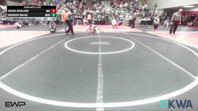 55 lbs Rr Rnd 3 - Aidan Garland, Berryhill Wrestling Club vs Hudson Waag, Keystone Kids Wrestling Club