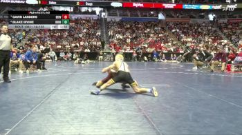 1A-126 lbs Quarterfinal - Gavin Landers, Denver vs Blake Irvine, Don Bosco