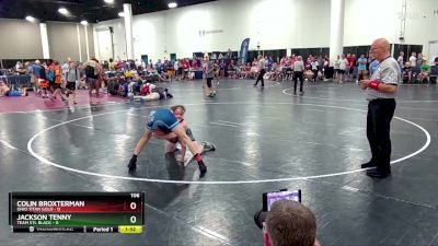 106 lbs Round 6 (8 Team) - Jackson Tenny, Team STL Black vs Colin Broxterman, Ohio Titan Gold