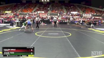 3-2-1A 132 Quarterfinal - Shane Todd, St. Francis vs Cullen Wikle, Sabetha