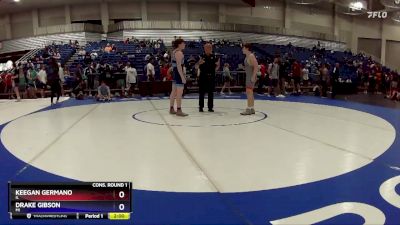 157 lbs Cons. Round 1 - Keegan Germano, IL vs Drake Gibson, MI