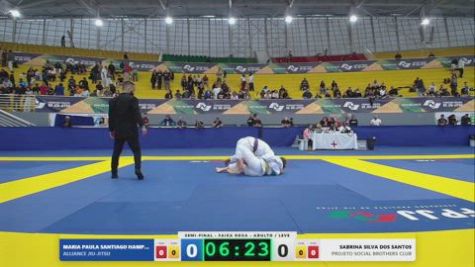 SABRINA SILVA DOS SANTOS vs MARIA PAULA SANTIAGO 2026 FPJJ Circuito Paulista GI Etapa 3