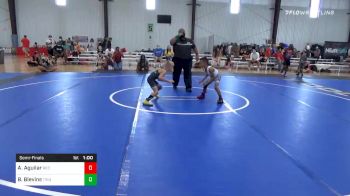 52 lbs Semifinal - Antonio Aguilar, Red Wave vs Brooks Blevins, Triumph