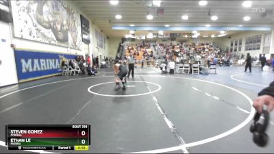 144 lbs Cons. Round 2 - Steven Gomez, Corona vs Ethan Le, Marina