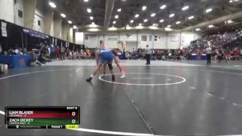 195 lbs Semis & 1st Wrestleback (8 Team) - Zach Dickey, Lincoln East vs Liam Blaser, Columbus