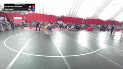 190 lbs Round 1 - Madeline Sorensen, Wisconsin vs Evie Stine, Team Nazar Training Center