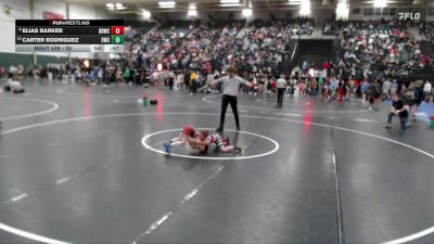 58 lbs Cons. Round 3 - Elias Barker, Broken Bow Wrestling Club vs Carter Rodriguez, Shelton Wrestling Club