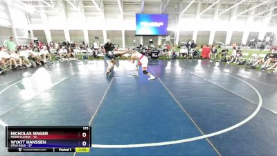 175 lbs Round 1 (8 Team) - Nicholas Singer, Pennsylvania vs Wyatt Hanssen, Utah Gold