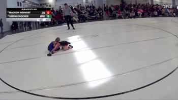 6 lbs Cons. Semi - Tatum Crocker, Kearney MatCats Wrestling Club vs Maddox Hervert, 2TG