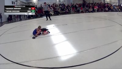6 lbs Cons. Semi - Tatum Crocker, Kearney MatCats Wrestling Club vs Maddox Hervert, 2TG