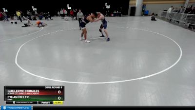 190 lbs Cons. Round 3 - Ethan Miller, Iowa vs Guillermo Morales, Dodge City Wrestling Academy