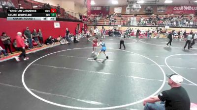 108 lbs Champ. Round 1 - Kristian Cardenas, Oakley Hornets Wrestling Club, Inc. vs Kyliah Leopoldo, Emmett Wrestling Club