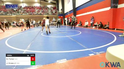 100 lbs Semifinal - Benjamin Fisher, Salina Wrestling Club vs Joseph Arsee Jr, Raw Wrestling Club