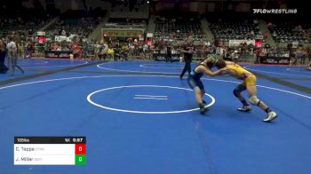 105 lbs Consolation - Colbe Tappe, Staples-Motley vs Jake Miller, Threestyle