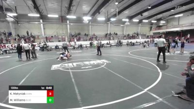 130 lbs 3rd Place - Kyley Matyniak, Cornerstone WC vs Mackenzie Williams, Bloomfield Wildcats