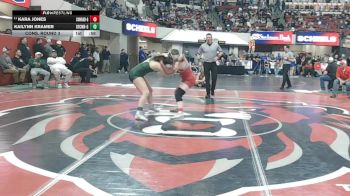 G - 155 lbs Cons. Round 3 - Kara Jones, Conrad (Girls) vs Kailynn Kramer, Great Falls Cmr (Girls)