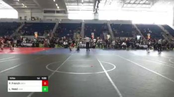 52 lbs Quarterfinal - Latigo Reed, Legacy Elite WC vs Parker French, Bear Cave
