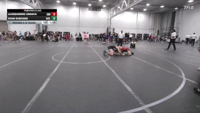 150 lbs Round 5 (6 Team) - Evan Shepard, Outlaws HS vs Alessandro Ordaya, Dirty Den Wrestling