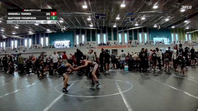 110 lbs 3rd Place Match - Jensnell Torres, Dog Pound Wrestling vs Matthew Thompson, Clay