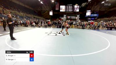 150 lbs Cons 32 #1 - Ethen Ringer, PA vs Rylan Berger, CO