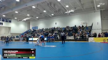 106 lbs Cons. Round 2 - Kye Clowers, North Pontotoc High School vs Ace McCracken, Saltillo High School