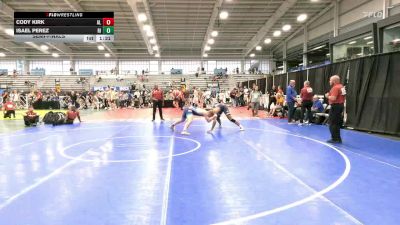 182 lbs Semifinal - Cody Kirk, AL vs Isael Perez, RI