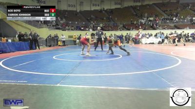 113 lbs Consi Of 32 #1 - Ace Soto, Mustang Middle School vs J'Airion Johnson, Douglass Wrestling