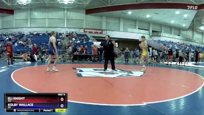 190 lbs Champ. Round 2 - Eli Knight, WV vs Kolby Wallace, OH