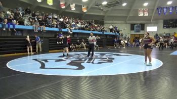 235 lbs Semifinal - Adrienne Caster, BCLUW-SH vs Josie Panos, Mount Vernon