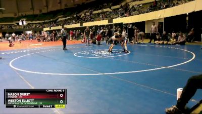 88 lbs Cons. Round 3 - Mason Durst, Fauquier vs Weston Elliott, Smithfield Youth Wrestling